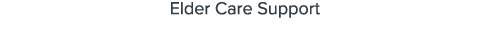Elder Care Support
